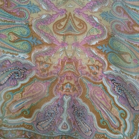 Scarf (NEW) - 100% Sheer Silk; Made in India. - Picture 3 of 3